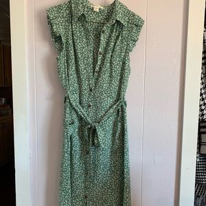 Floral Monteau Dress